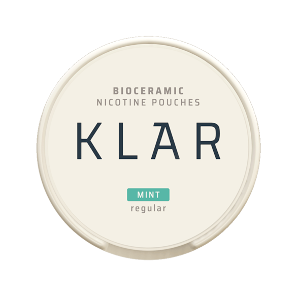 KLAR Mint Regular Mini nicotine pouches sabor menta fresca formato mini