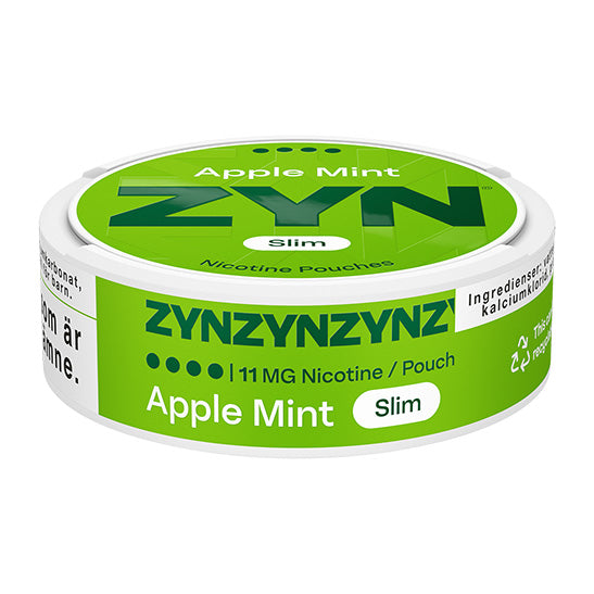 Comprar ZYN Apple Mint Slim S4 bolsas de nicotina fuertes sin tabaco formato slim