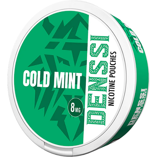 Comprar DENSSI Cold Mint 8mg bolsas de nicotina strong sin tabaco formato slim