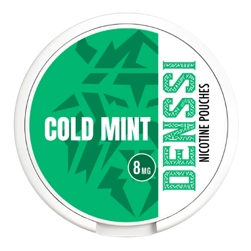 DENSSI Cold Mint 8mg – Nicotine Pouches Fuertes