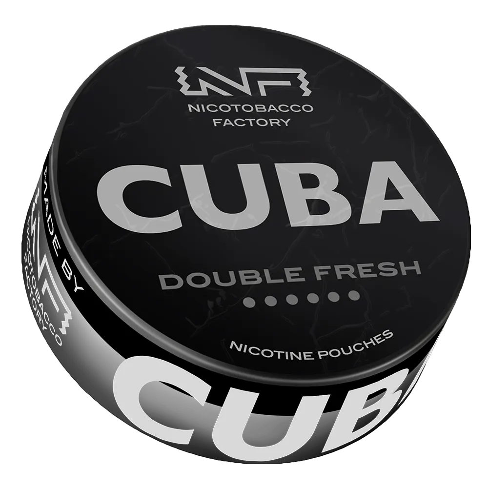 comprar cuba black double fresh 66mg bolsas de nicotina extra fuertes sabor menta doble mentol