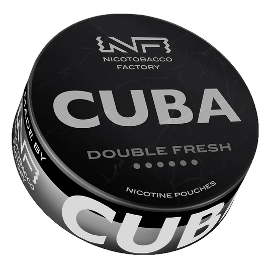 comprar cuba black double fresh 66mg bolsas de nicotina extra fuertes sabor menta doble mentol