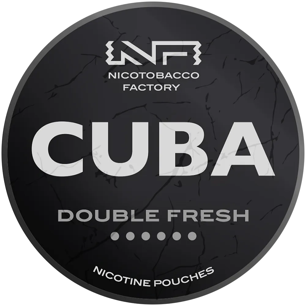 bolsas de nicotina cuba black 66mg double fresh menta extrema alternativa snus sin humo