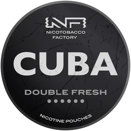 bolsas de nicotina cuba black 66mg double fresh menta extrema alternativa snus sin humo