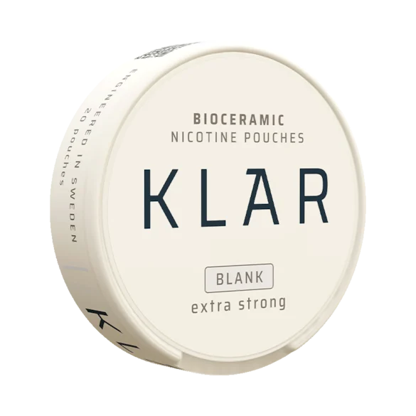 KLAR Blank Extra Strong Slim bolsas de nicotina sin tabaco formato slim