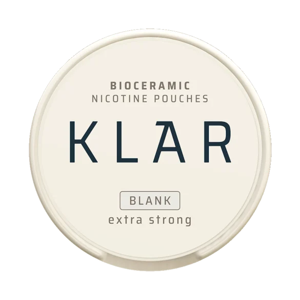 KLAR Blank Extra Strong Slim snus blanco sin sabor formato slim