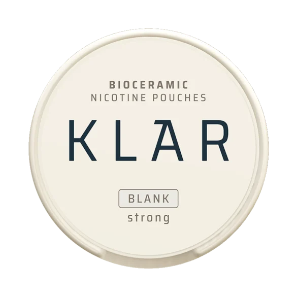 KLAR Blank Strong Mini snus blanco sin sabor formato mini