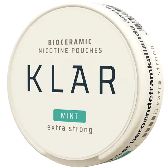 Comprar KLAR Mint Extra Strong Slim bolsas de nicotina strong sin tabaco formato slim