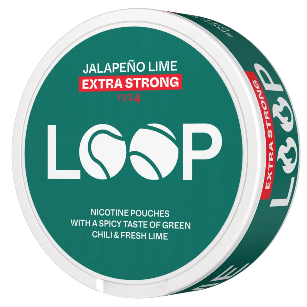 LOOP Jalapeño Lime Extra Strong pouches de nicotina slim extra fuertes