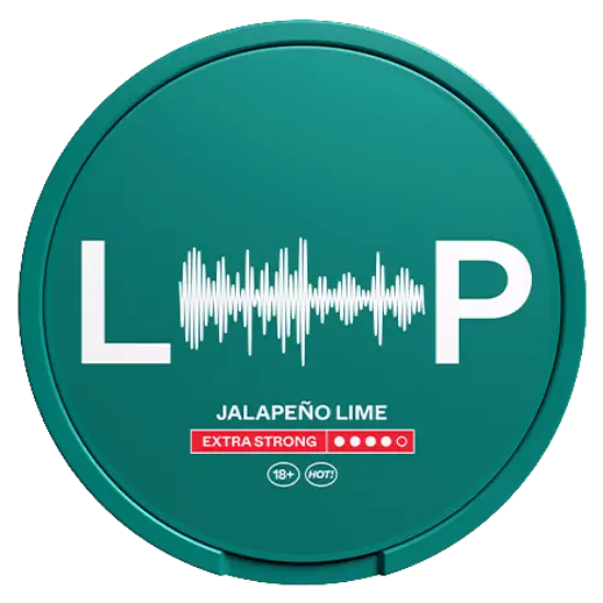 LOOP Jalapeño Lime Extra Strong snus blanco sabor jalapeño y lima