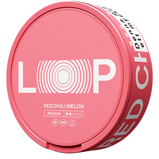 Loop Red Chili Melon Medium nicotine pouches sabor melón picante envío rápido España