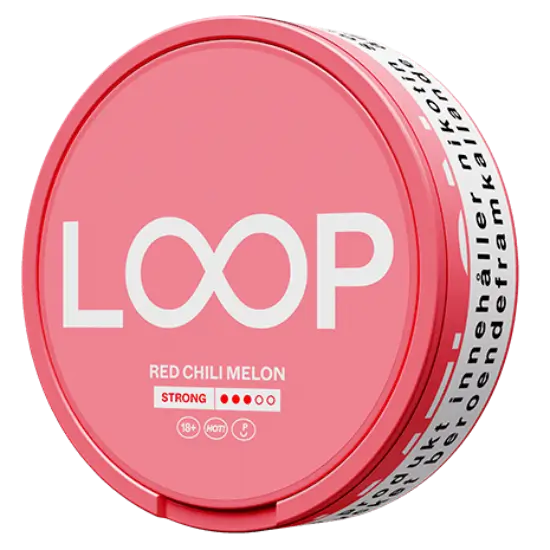 LOOP Red Chili Melon Strong bolsas de nicotina slim sin tabaco