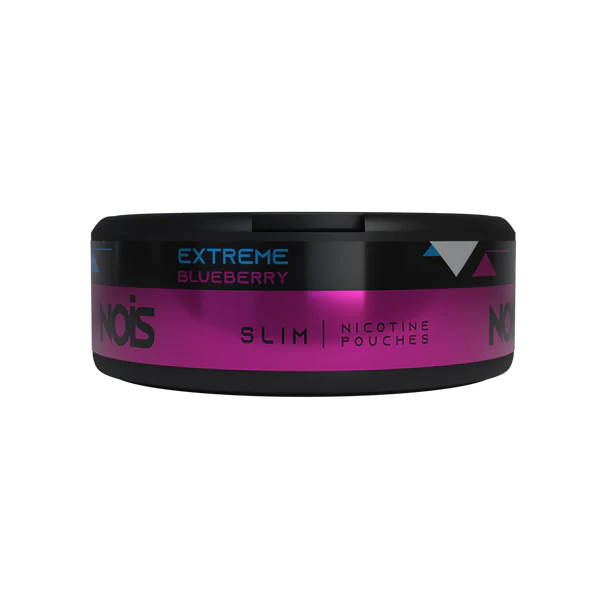 NOIS Extreme Blueberry 50mg snus blanco pouches extra fuertes sabor arándano envío desde España