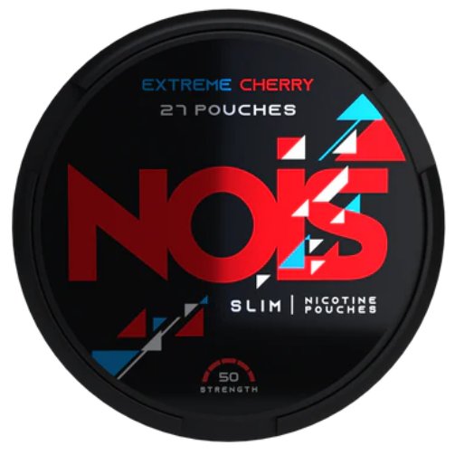NOIS Extreme Cherry 50mg pouches sin tabaco ultra fuertes sabor cereza intenso textura suave envío desde España