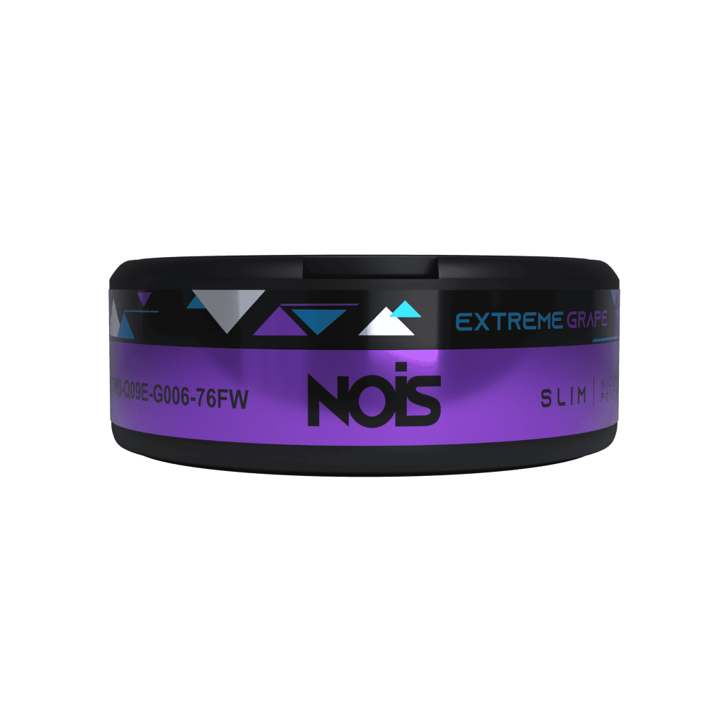 NOIS Extreme Grape 50mg snus blanco pouches Extra Fuertes sabor uva intenso textura suave envío desde España