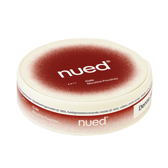 NUED Cola bolsas de nicotina sabor cola