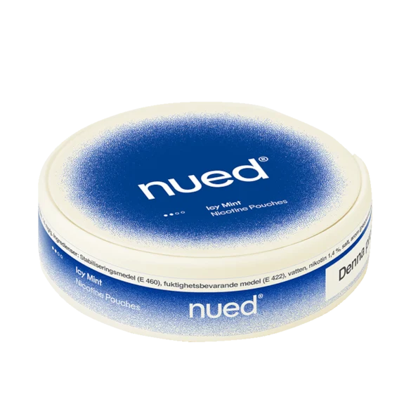NUED Icy Mint nicotine pouches sin tabaco