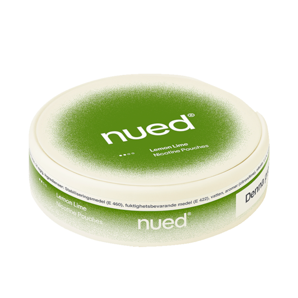 NUED Lemon Lime pouches sabor cítrico fresco