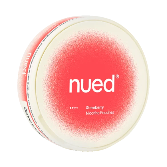NUED Strawberry bolsas de nicotina fresa cremosa