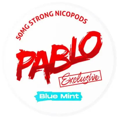 Pablo Exclusive 50mg Blue Mint – Nicotine Pouches Extra Strong | Envío España