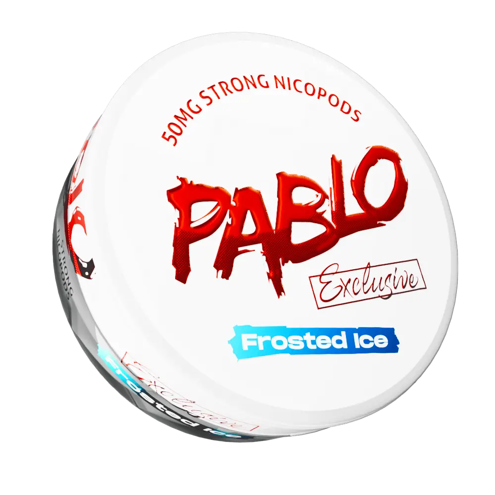 Bolsas de nicotina PABLO Frosted Ice 50mg – Experiencia de frío extremo