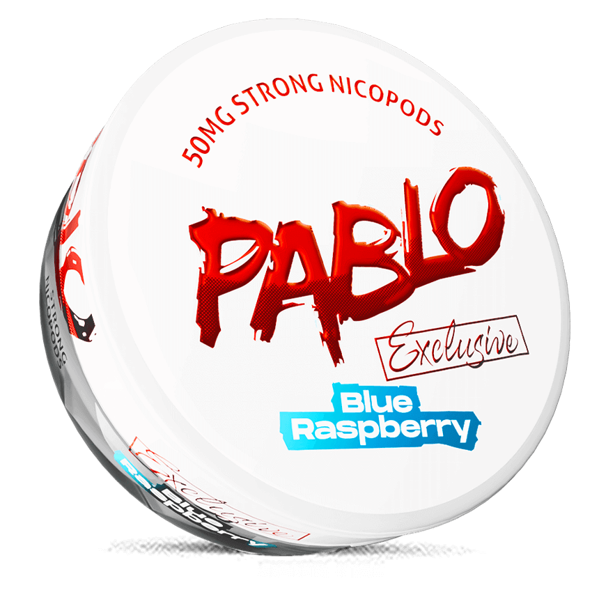 olsas de nicotina PABLO Blue Raspberry 50mg – Experiencia frutal intensa