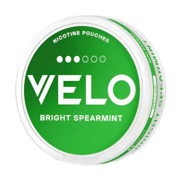VELO Bright Spearmint Slim 8mg | Snus Blanco y Nicotine Pouches Suaves