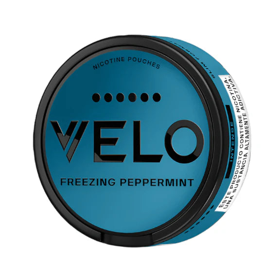 Comprar VELO Freezing Peppermint S6 nicotine pouches snus blanco intensidad máxima