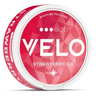 VELO Strawberry Ice Slim 10mg – Nicotine pouches sabor fresa helada