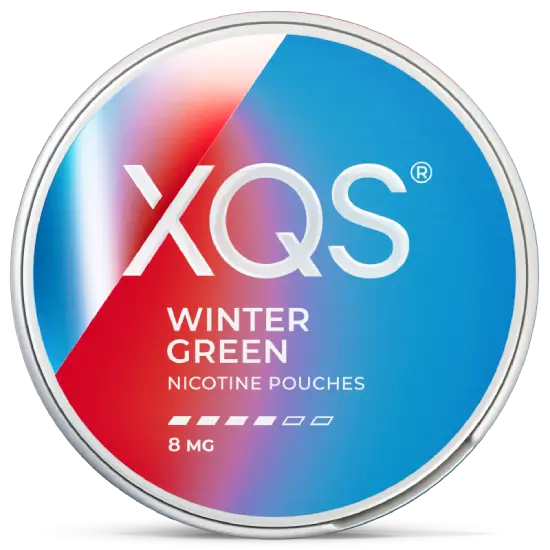 XQS Wintergreen Strong nicotine pouches sin tabaco sabor wintergreen refrescante disponibles en España
