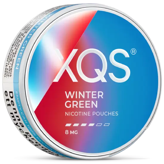XQS Wintergreen Strong pouches de nicotina sin tabaco disponibles en España