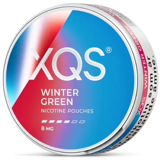 Comprar XQS Wintergreen Strong bolsas de nicotina sin tabaco formato slim