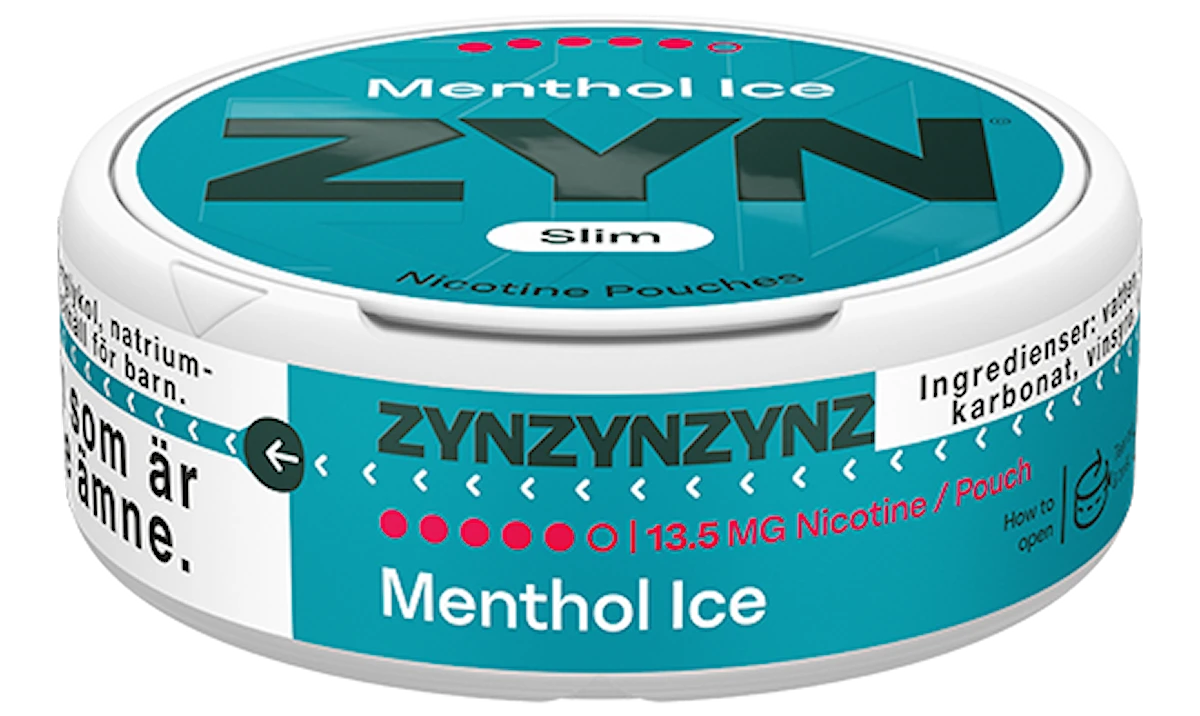 ZYN Menthol Ice Slim Super Strong S5