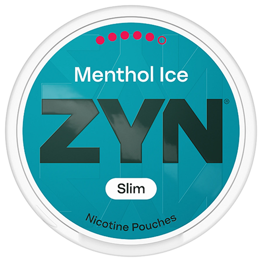 ZYN Menthol Ice Slim 13.5mg snus blanco mentol intenso