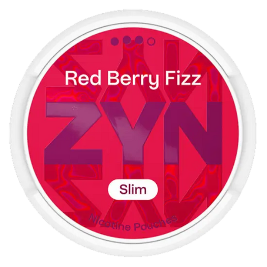 ZYN Red Berry Fizz Slim 9mg snus blanco sabor frutos rojos